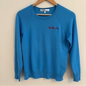 Heartbreaker Crewneck Sweater in Blue